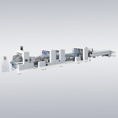 ZH-M1850 4/6 Automatic Food Corner Folder Gluer Carton Box Folder Corner Gluer Machine