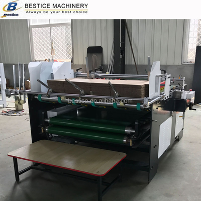 CLOTHING Banana Carton Making Machine Corrugated Cardboard Folder Gluer